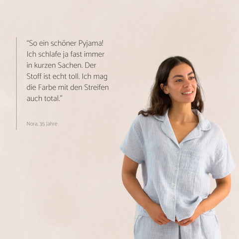 BRISA | Pyjama Set aus Shirt und Shorts