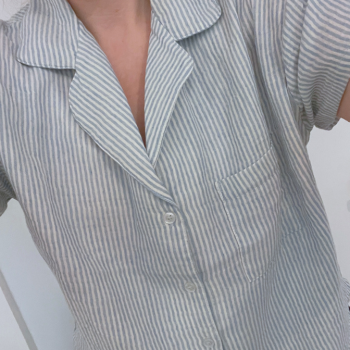 BRISA | Pyjama Shirt aus EasyMusselin