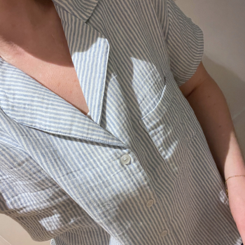 BRISA | Pyjama Shirt aus EasyMusselin