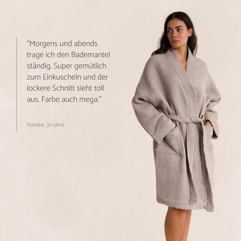 CALMA | Spa Bademantel aus SpaWaffle