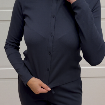 LUNA | Pyjama Cardigan aus ComfortRib