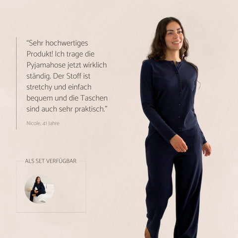 LUNA | Pyjama Hose aus ComfortRib