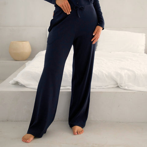 LUNA | Langes Pyjama Set aus ComfortRib