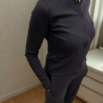 LUNA | Langes Pyjama Set aus ComfortRib