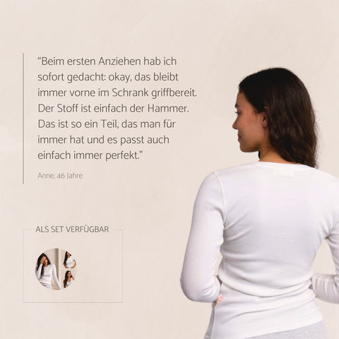 PURA | Langarmshirt aus SoftRib