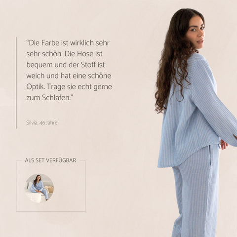 RIA | Pyjama Hose aus EasyMusselin