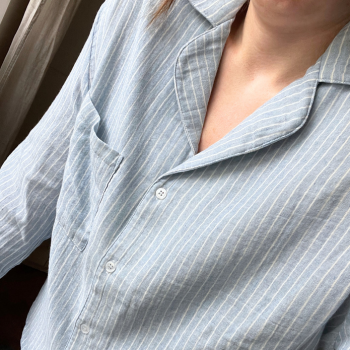 RIA | Pyjama Bluse aus EasyMusselin