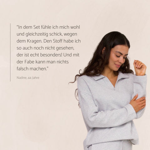 SIERRA | Lounge Set aus Polo Shirt und langer Hose