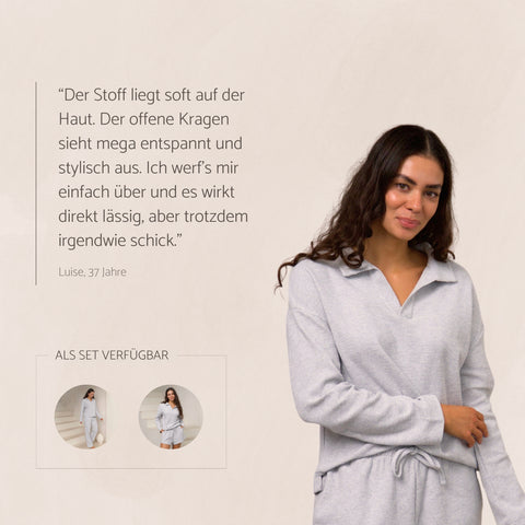 SIERRA | Polo Shirt aus LoungeWaffle