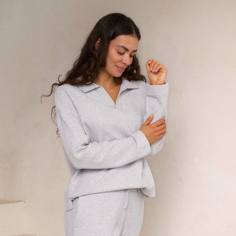 SIERRA | Polo Shirt aus LoungeWaffle