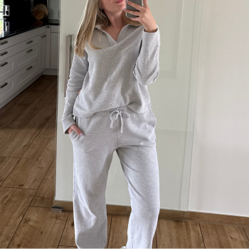 SIERRA | Lounge Set aus Polo Shirt und langer Hose