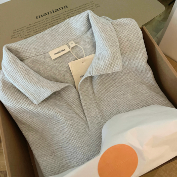 SIERRA | Polo Shirt aus LoungeWaffle