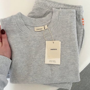 SIERRA | Boxy Shirt aus LoungeWaffle