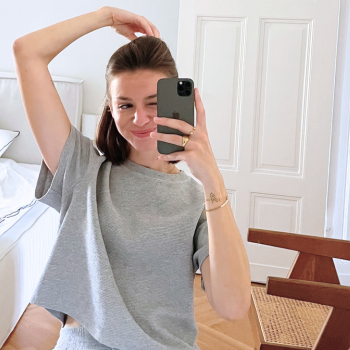 SIERRA | Boxy Shirt aus LoungeWaffle