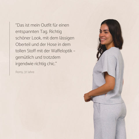 SIERRA | Lounge Set aus Boxy Shirt und langer Hose