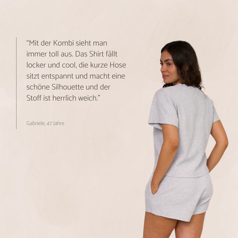 SIERRA | Lounge Set aus Boxy Shirt und Shorts