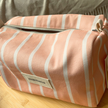 SOLEA | Großzügige Kosmetiktasche aus Baumwolle